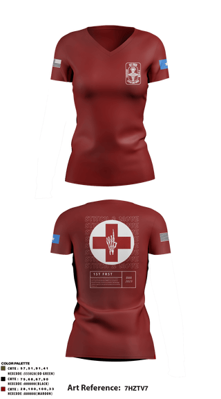 Women's Short Sleeve Vneck Shirt, , Army, Teamtime, Team time, sublimation, custom sports apparel, team uniforms, spirit wear, spiritwear, sports uniforms, custom shirts, team store, custom team store, fundraiser sports, apparel fundraiser