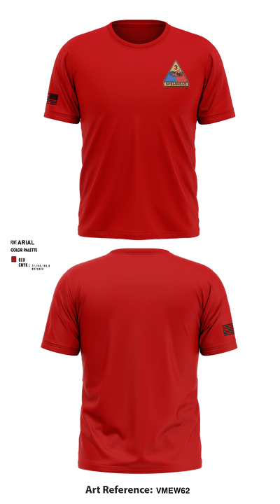 CSC 1/32 Armor “Bandits” 7769962 Short Sleeve Performance Shirt - 1