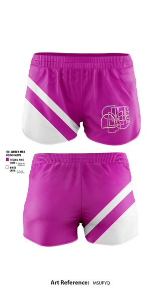 Women's Shorts, Champs Charter High School Of The Arts-Multimedia And Performing, Spirit Store, Teamtime, Team time, sublimation, custom sports apparel, team uniforms, spirit wear, spiritwear, sports uniforms, custom shirts, team store, custom team store, fundraiser sports, apparel fundraiser