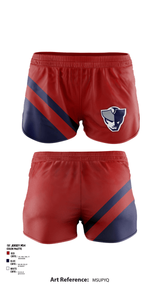 Women's Shorts, Hesperia Christian High School, Spirit Store, Teamtime, Team time, sublimation, custom sports apparel, team uniforms, spirit wear, spiritwear, sports uniforms, custom shirts, team store, custom team store, fundraiser sports, apparel fundraiser