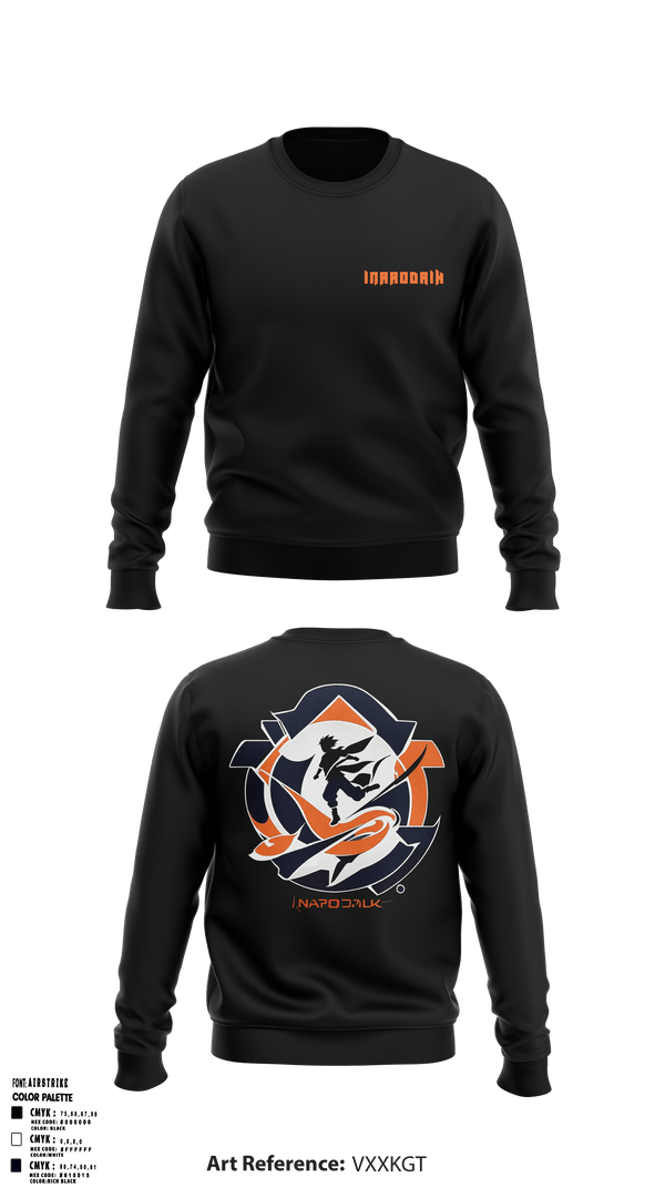 Crew Neck Sweatshirt, INaroDAlK.INaroDAlK., , Teamtime, Team time, sublimation, custom sports apparel, team uniforms, spirit wear, spiritwear, sports uniforms, custom shirts, team store, custom team store, fundraiser sports, apparel fundraiser