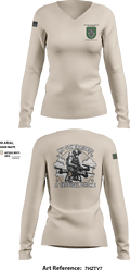 MID 1-10 SFG (A) 483143 Women's Long Sleeve V-neck Shirt - 1