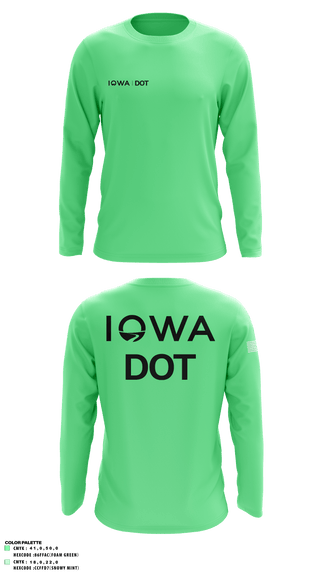 Long Sleeve Performance Shirt, Iowa DOT, , Teamtime, Team time, sublimation, custom sports apparel, team uniforms, spirit wear, spiritwear, sports uniforms, custom shirts, team store, custom team store, fundraiser sports, apparel fundraiser
