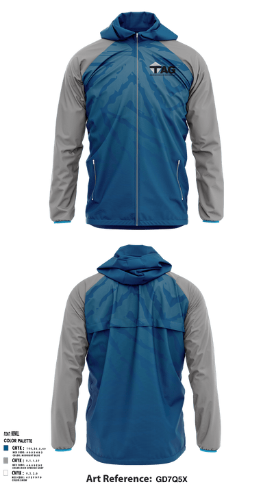 TAG MOLDING MACHINE SERVICES LLC. 35642431 Windbreaker - 1