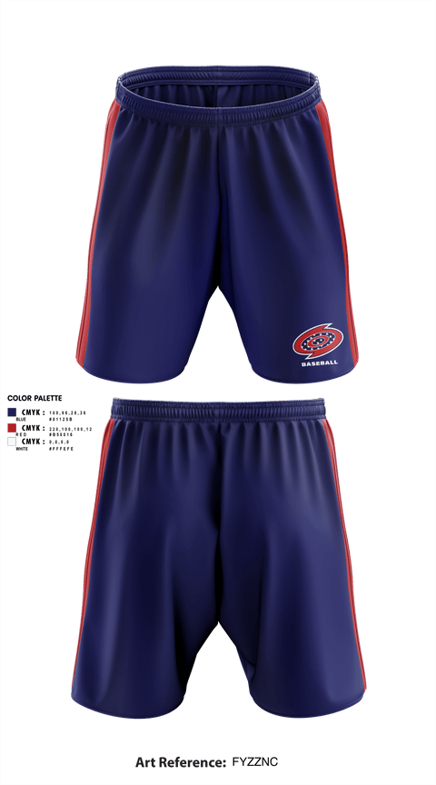 Athletic Shorts With Pockets, Storm, Baseball, Teamtime, Team time, sublimation, custom sports apparel, team uniforms, spirit wear, spiritwear, sports uniforms, custom shirts, team store, custom team store, fundraiser sports, apparel fundraiser