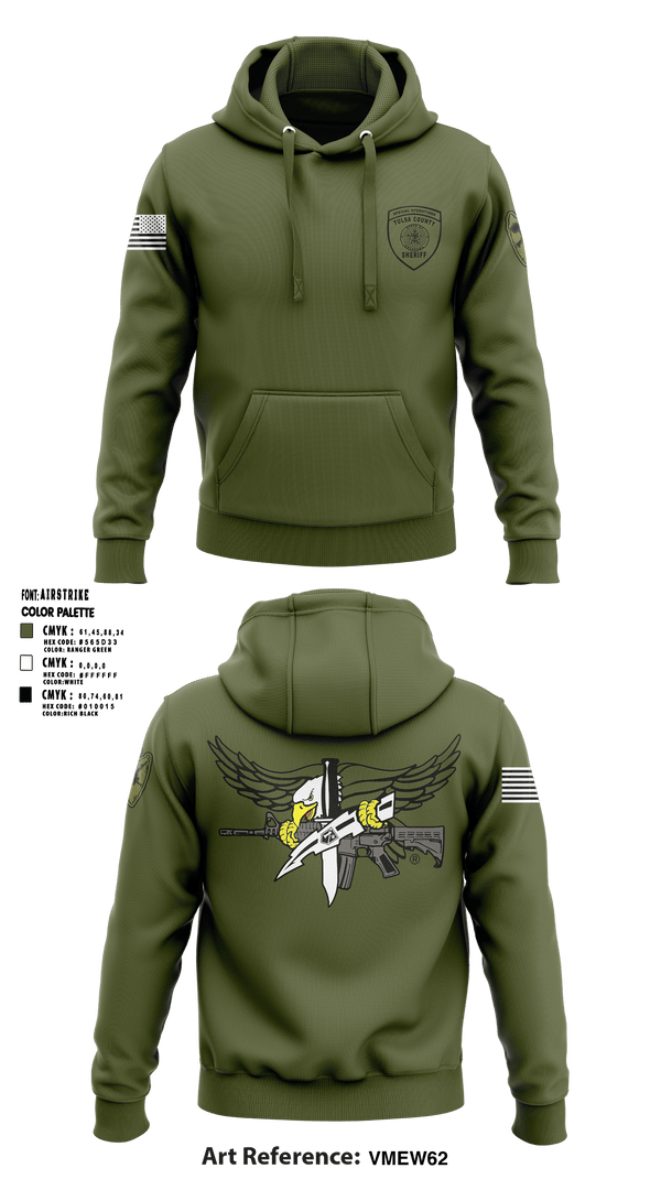 Hoodie, Tulsa County Sheriff’s Office Special Weapons and Tactics, Police, Teamtime, Team time, sublimation, custom sports apparel, team uniforms, spirit wear, spiritwear, sports uniforms, custom shirts, team store, custom team store, fundraiser sports, apparel fundraiser