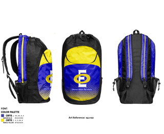 Gear Bag, Oran High School, Spirit Store, Teamtime, Team time, sublimation, custom sports apparel, team uniforms, spirit wear, spiritwear, sports uniforms, custom shirts, team store, custom team store, fundraiser sports, apparel fundraiser