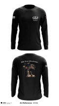18th FA BDE Airborne 33985132 Long Sleeve Performance Shirt - 1