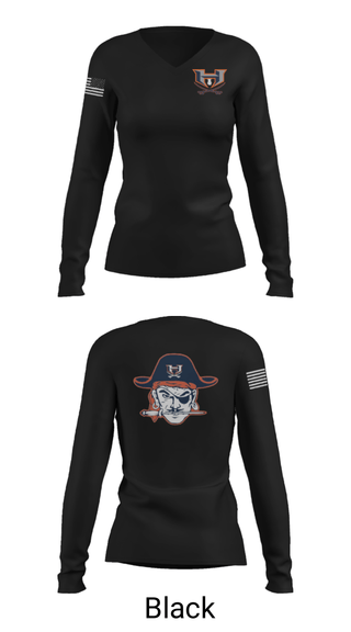 Women's Long Sleeve Vneck Shirt, Habersham Central High School Cross Country, Cross Country, Teamtime, Team time, sublimation, custom sports apparel, team uniforms, spirit wear, spiritwear, sports uniforms, custom shirts, team store, custom team store, fundraiser sports, apparel fundraiser