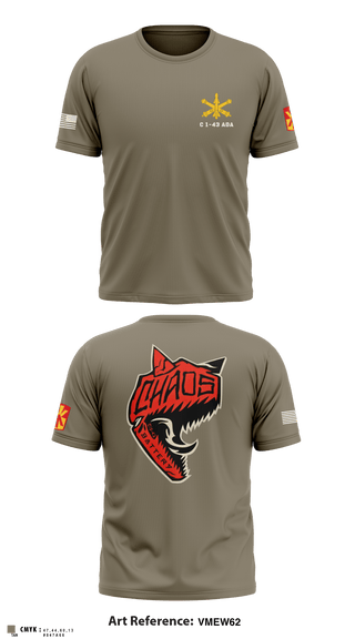 Short Sleeve Performance Shirt, C 1-43 ADA, Army, Teamtime, Team time, sublimation, custom sports apparel, team uniforms, spirit wear, spiritwear, sports uniforms, custom shirts, team store, custom team store, fundraiser sports, apparel fundraiser