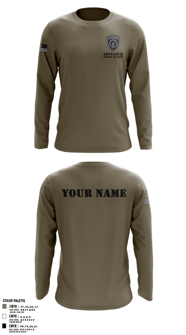 Long Sleeve Performance Shirt, , Police, Teamtime, Team time, sublimation, custom sports apparel, team uniforms, spirit wear, spiritwear, sports uniforms, custom shirts, team store, custom team store, fundraiser sports, apparel fundraiser
