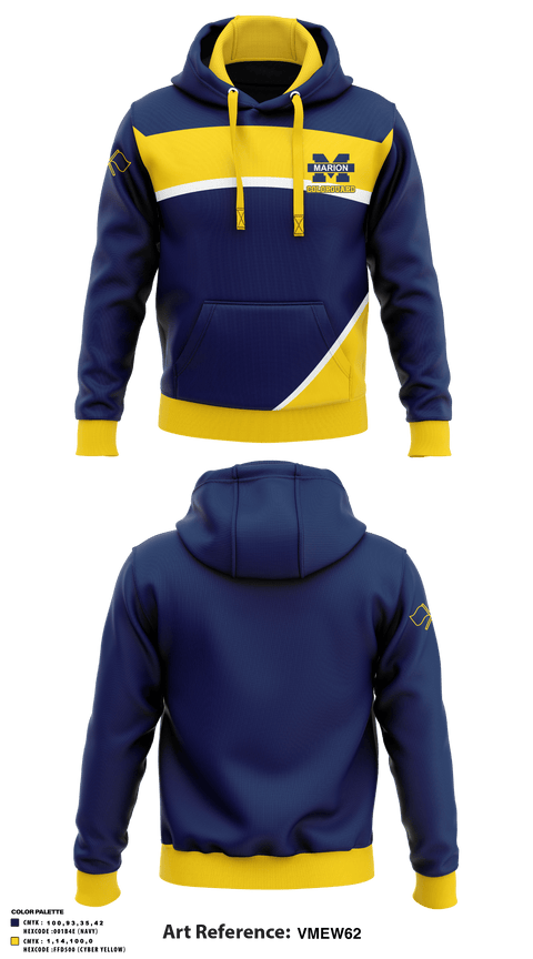 Hoodie, Marion High School Drill, Spirit Store, Teamtime, Team time, sublimation, custom sports apparel, team uniforms, spirit wear, spiritwear, sports uniforms, custom shirts, team store, custom team store, fundraiser sports, apparel fundraiser