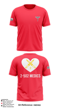 2-502IN Medical Platoon 90993317 Short Sleeve Performance Shirt - 2