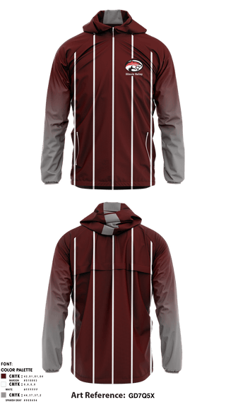 Windbreaker, Illinois Valley High School Soccer, Men's Soccer, Teamtime, Team time, sublimation, custom sports apparel, team uniforms, spirit wear, spiritwear, sports uniforms, custom shirts, team store, custom team store, fundraiser sports, apparel fundraiser