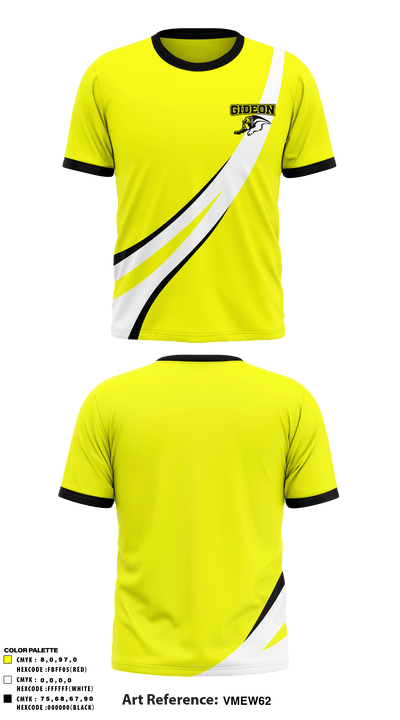 Gideon High School 37638604 Short Sleeve Performance Shirt - 1
