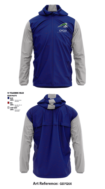 North Carolina Amateur Sports 80522235 Windbreaker - 1