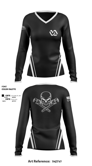 Women's Long Sleeve Vneck Shirt, , , Teamtime, Team time, sublimation, custom sports apparel, team uniforms, spirit wear, spiritwear, sports uniforms, custom shirts, team store, custom team store, fundraiser sports, apparel fundraiser