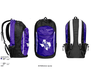 Gear Bag, VASA Panther Football, Football, Teamtime, Team time, sublimation, custom sports apparel, team uniforms, spirit wear, spiritwear, sports uniforms, custom shirts, team store, custom team store, fundraiser sports, apparel fundraiser