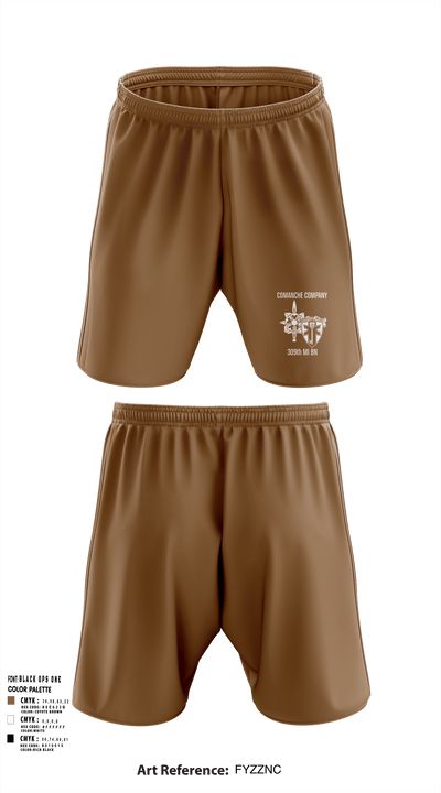 Comanche, 309th MI BN 43533231 Athletic Shorts With Pockets - 2