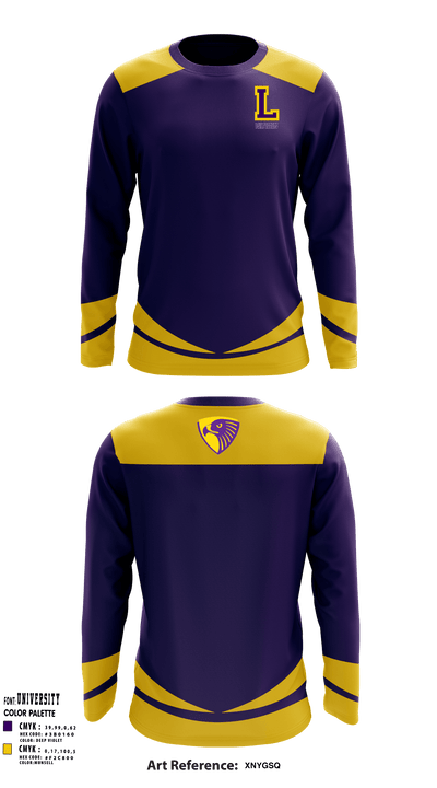 Lois Hornsby Middle School Field Hockey 53600554 Long Sleeve Performance Shirt - 1