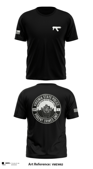 Short Sleeve Performance Shirt, Violent Crimes Unit, Police, Teamtime, Team time, sublimation, custom sports apparel, team uniforms, spirit wear, spiritwear, sports uniforms, custom shirts, team store, custom team store, fundraiser sports, apparel fundraiser