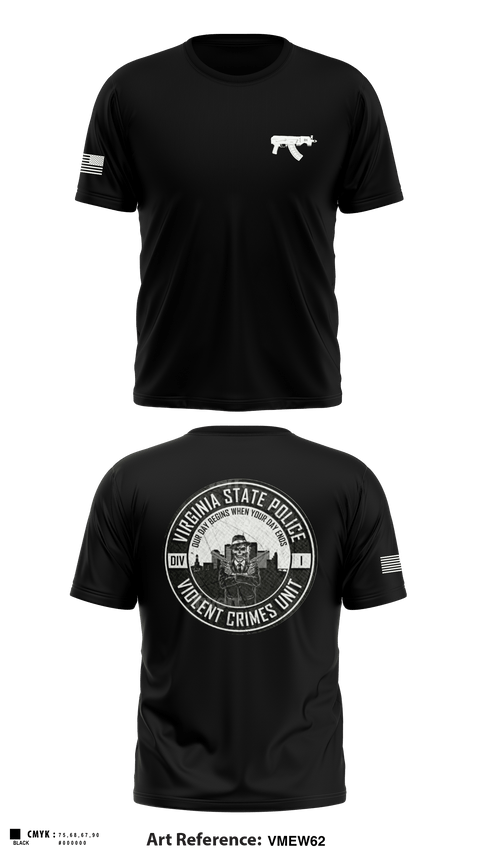 Short Sleeve Performance Shirt, Violent Crimes Unit, Police, Teamtime, Team time, sublimation, custom sports apparel, team uniforms, spirit wear, spiritwear, sports uniforms, custom shirts, team store, custom team store, fundraiser sports, apparel fundraiser