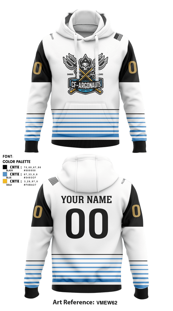 Hoodie, CF-ARGONAUTS, Ice Hockey, Teamtime, Team time, sublimation, custom sports apparel, team uniforms, spirit wear, spiritwear, sports uniforms, custom shirts, team store, custom team store, fundraiser sports, apparel fundraiser