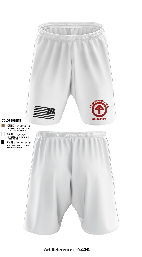 Athletic Shorts With Pockets, HHC 1-114 Infantry Brigade, , Teamtime, Team time, sublimation, custom sports apparel, team uniforms, spirit wear, spiritwear, sports uniforms, custom shirts, team store, custom team store, fundraiser sports, apparel fundraiser