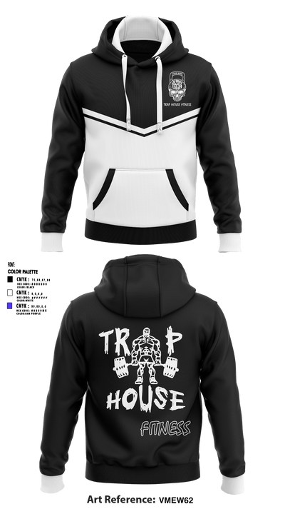 Trap House Fitness 35010693 Hoodie - 2