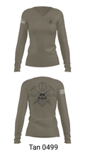 HING CERFP 61368165 Women's Long Sleeve V-neck Shirt - 39