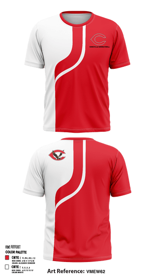 Short Sleeve Performance Shirt, Caseville Junior High School Volleyball, Women's Volleyball, Teamtime, Team time, sublimation, custom sports apparel, team uniforms, spirit wear, spiritwear, sports uniforms, custom shirts, team store, custom team store, fundraiser sports, apparel fundraiser