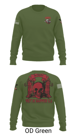 Crew Neck Sweatshirt, , National Guard, Teamtime, Team time, sublimation, custom sports apparel, team uniforms, spirit wear, spiritwear, sports uniforms, custom shirts, team store, custom team store, fundraiser sports, apparel fundraiser