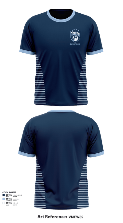 Triton Youth Basketball 72059424 Short Sleeve Performance Shirt - 1