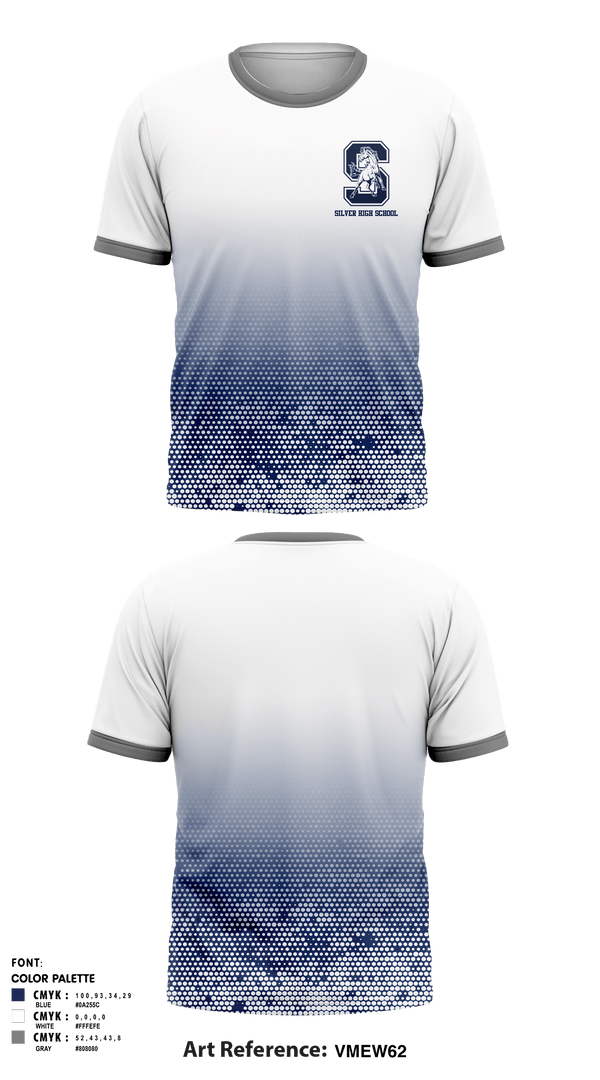 Short Sleeve Performance Shirt, Silver High School, Spirit Store, Teamtime, Team time, sublimation, custom sports apparel, team uniforms, spirit wear, spiritwear, sports uniforms, custom shirts, team store, custom team store, fundraiser sports, apparel fundraiser