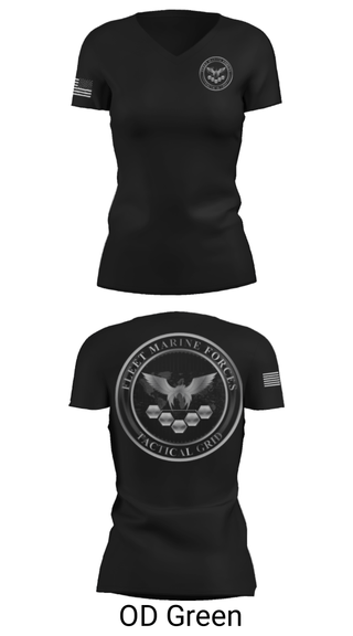 Women's Short Sleeve Vneck Shirt, , Marines, Teamtime, Team time, sublimation, custom sports apparel, team uniforms, spirit wear, spiritwear, sports uniforms, custom shirts, team store, custom team store, fundraiser sports, apparel fundraiser