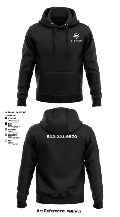 Stealth customs 84323734 Hoodie - 10