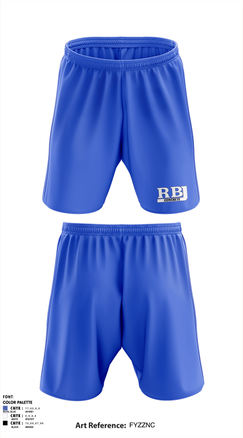 Athletic Shorts With Pockets, RBJ Concrete, , Teamtime, Team time, sublimation, custom sports apparel, team uniforms, spirit wear, spiritwear, sports uniforms, custom shirts, team store, custom team store, fundraiser sports, apparel fundraiser
