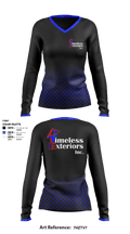 Timeless exteriorsTimeless exteriors 56371230 Women's Long Sleeve V-neck Shirt - 1