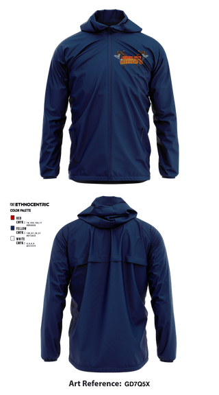 Windbreaker, Copperas Chiefs, Football, Teamtime, Team time, sublimation, custom sports apparel, team uniforms, spirit wear, spiritwear, sports uniforms, custom shirts, team store, custom team store, fundraiser sports, apparel fundraiser
