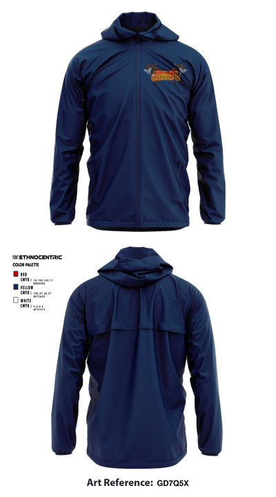 Copperas Chiefs 93621258 Windbreaker - 7