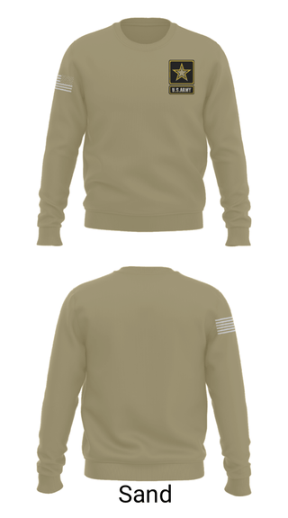Crew Neck Sweatshirt, , National Guard, Teamtime, Team time, sublimation, custom sports apparel, team uniforms, spirit wear, spiritwear, sports uniforms, custom shirts, team store, custom team store, fundraiser sports, apparel fundraiser