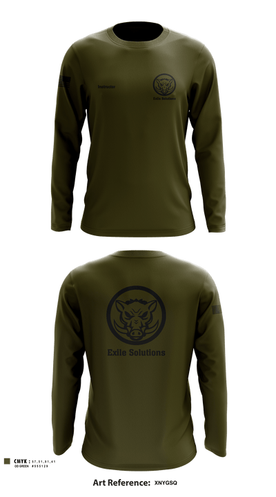 Exile Solutions 31522554 Long Sleeve Performance Shirt - 3