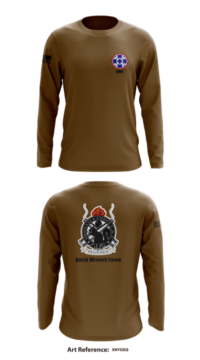380th Quartermaster Company 2505510 Long Sleeve Performance Shirt - 2
