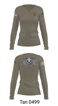 6th Ranger Training Battalion 1649738 Women's Long Sleeve V-neck Shirt - 41