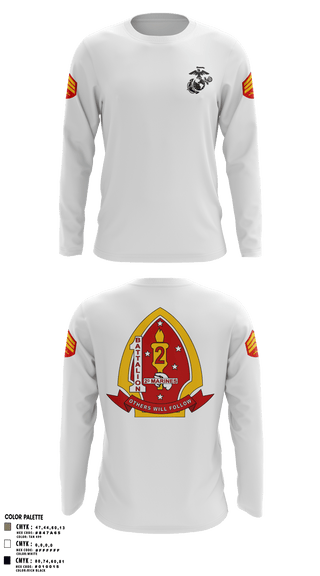 Long Sleeve Performance Shirt, , Marines, Teamtime, Team time, sublimation, custom sports apparel, team uniforms, spirit wear, spiritwear, sports uniforms, custom shirts, team store, custom team store, fundraiser sports, apparel fundraiser
