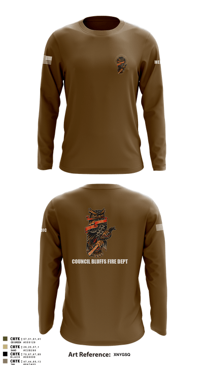 CBFD tac medics 89329509 Long Sleeve Performance Shirt - 2
