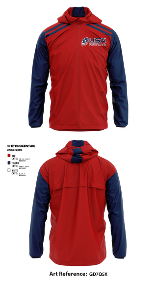 Windbreaker, Copperas Chiefs, Football, Teamtime, Team time, sublimation, custom sports apparel, team uniforms, spirit wear, spiritwear, sports uniforms, custom shirts, team store, custom team store, fundraiser sports, apparel fundraiser