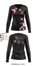 Rick Maine 641746 Women's Long Sleeve V-neck Shirt - 1