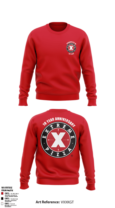 Extreme Pizza 64264701 Crew Neck Sweatshirt - 2