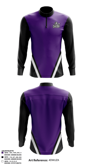Quarter Zip Jacket, Baldwin High School, Spirit Store, Teamtime, Team time, sublimation, custom sports apparel, team uniforms, spirit wear, spiritwear, sports uniforms, custom shirts, team store, custom team store, fundraiser sports, apparel fundraiser